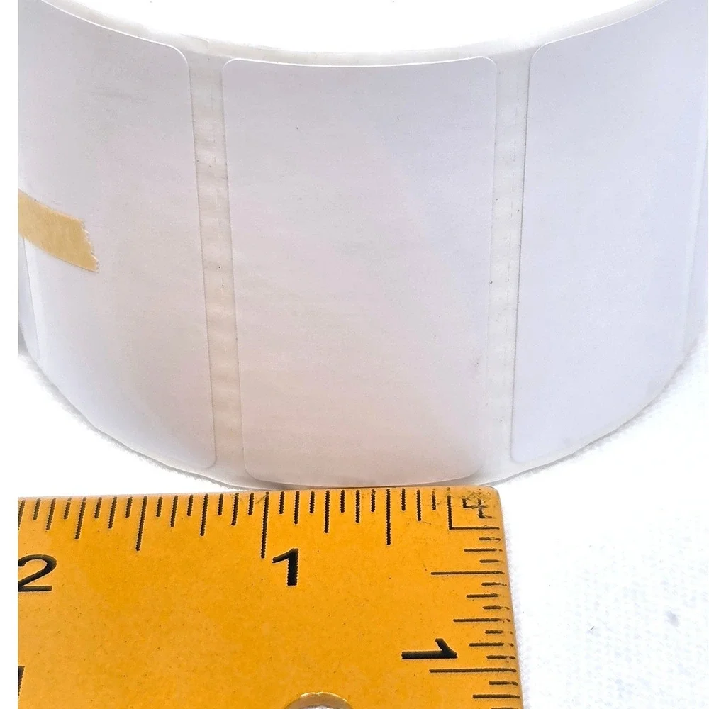 Spartan Industrial 1x2 Thermal Shipping Labels 2 Rolls 1300/Roll White Adhesive